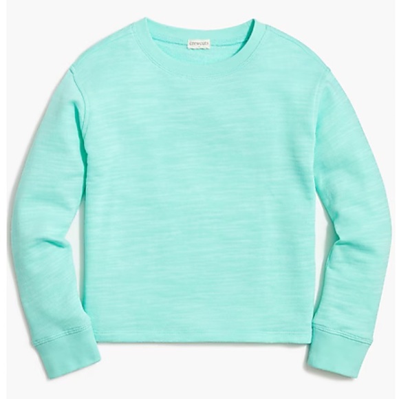 J Crew Crewcuts Cotton Blend Terry Crewneck Sweatshirt - Picture 6 of 6